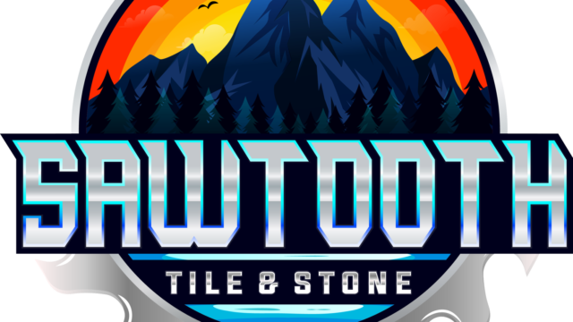 official logo for sawtooth tile & stone